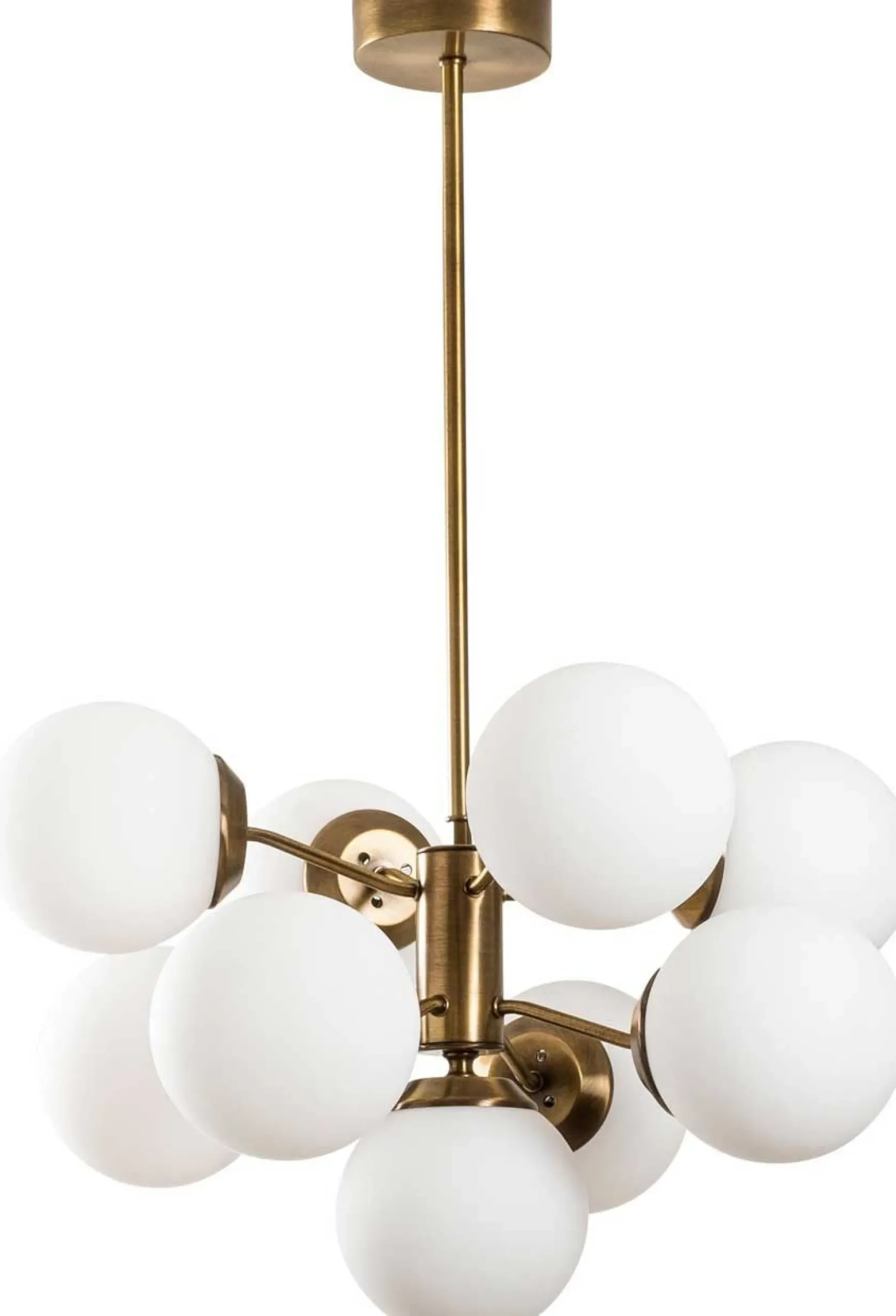 Emob Mudoni Kronleuchter | METALLGEHÄUSE | Vintage, Weiß