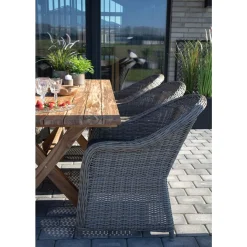 House Nordic Murcia Esstisch aus Teakholz - Ausführung Natur, 200x90x75 cm
