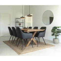 House Nordic Murcia Esstisch aus Teakholz - Ausführung Natur, 200x90x75 cm