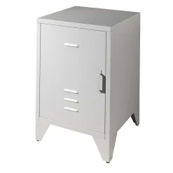 Nachttisch Bronxx Metall 40x60 - matt grau