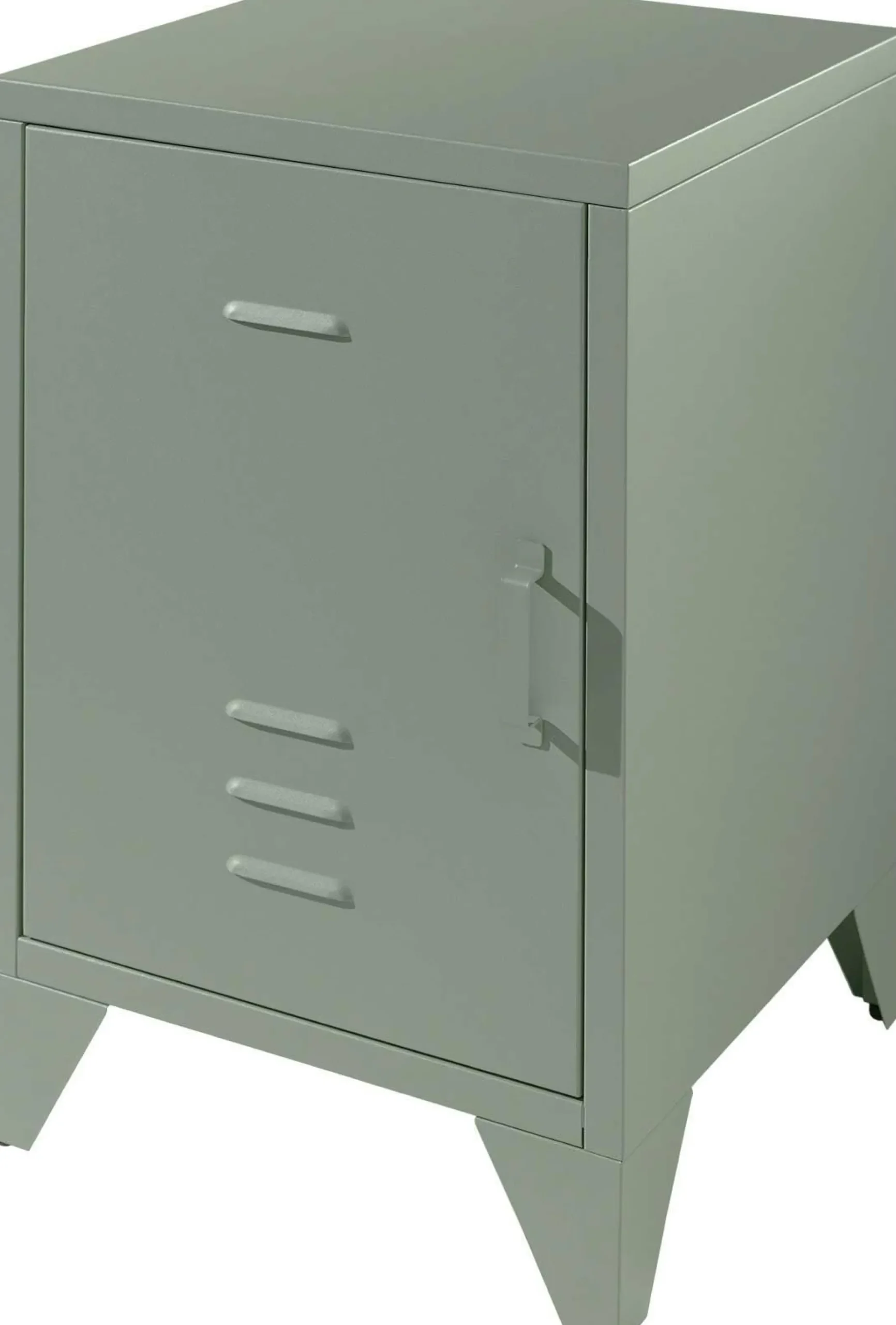 Nachttisch Bronxx Metall 40x60 - olivgrün matt