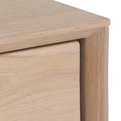 Nachttisch Cedro 37x32cm, 1 Schublade - Eiche weiß