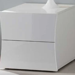 Nachttisch Fonte | 50 x 40 x 41,3 cm | High Gloss White