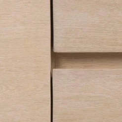 Emob NaliniEsszimmer : Esstisch, Anrichte, Vitrine - Eiche hell furniert