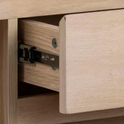 Emob NaliniEsszimmer : Esstisch, Anrichte, Vitrine - Eiche hell furniert