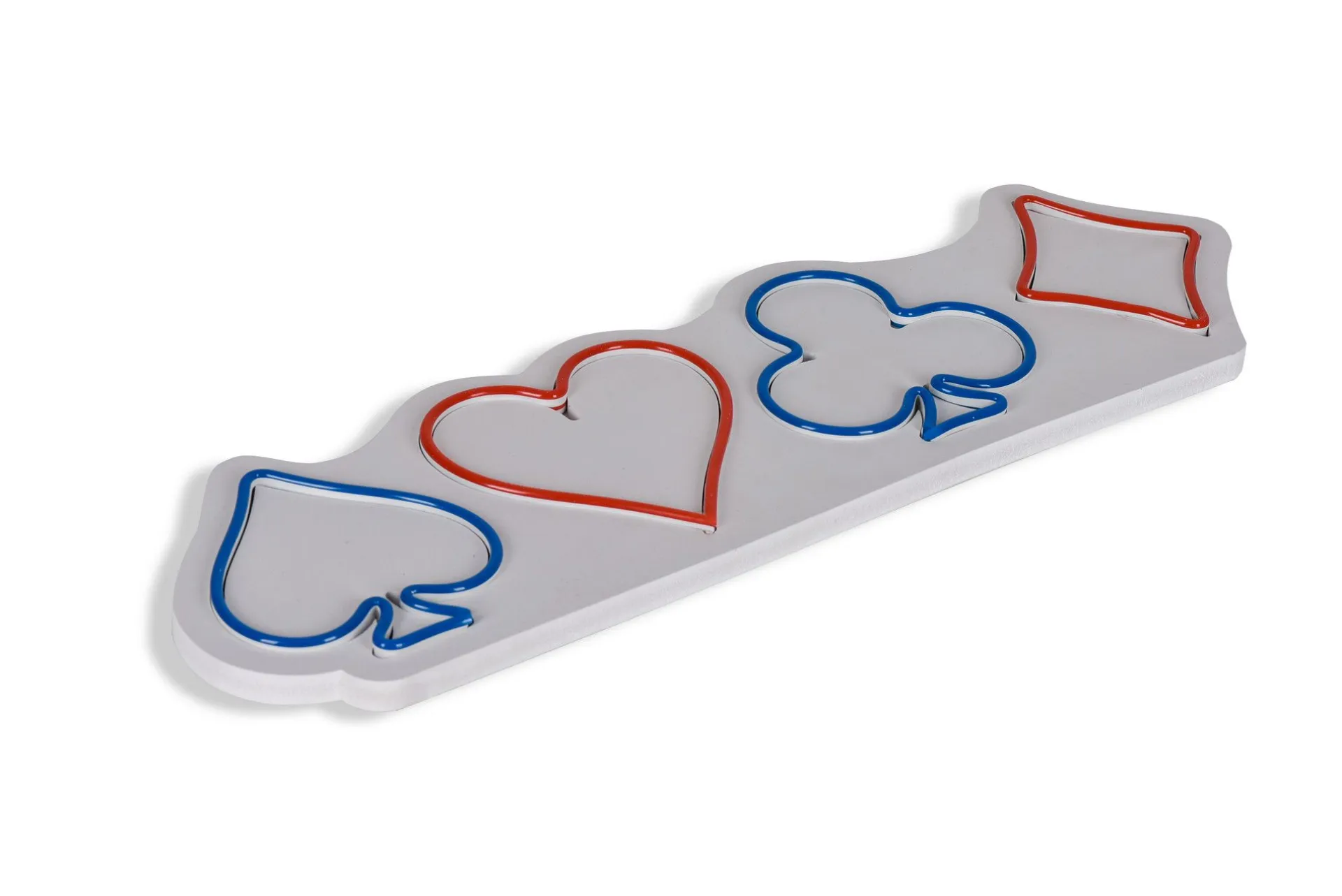 Emob Neon Graph Dekorative LED-Beleuchtung aus Kunststoff | Mehrfarbig | 57 x 17 x 2 cm