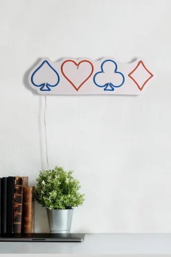 Emob Neon Graph Dekorative LED-Beleuchtung aus Kunststoff | Mehrfarbig | 57 x 17 x 2 cm