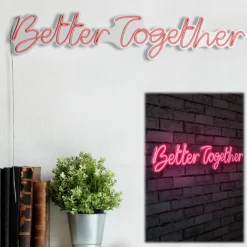 Emob Neon Graph Dekorative LED-Beleuchtung aus Kunststoff | | 84 x 16 x 2 cm
