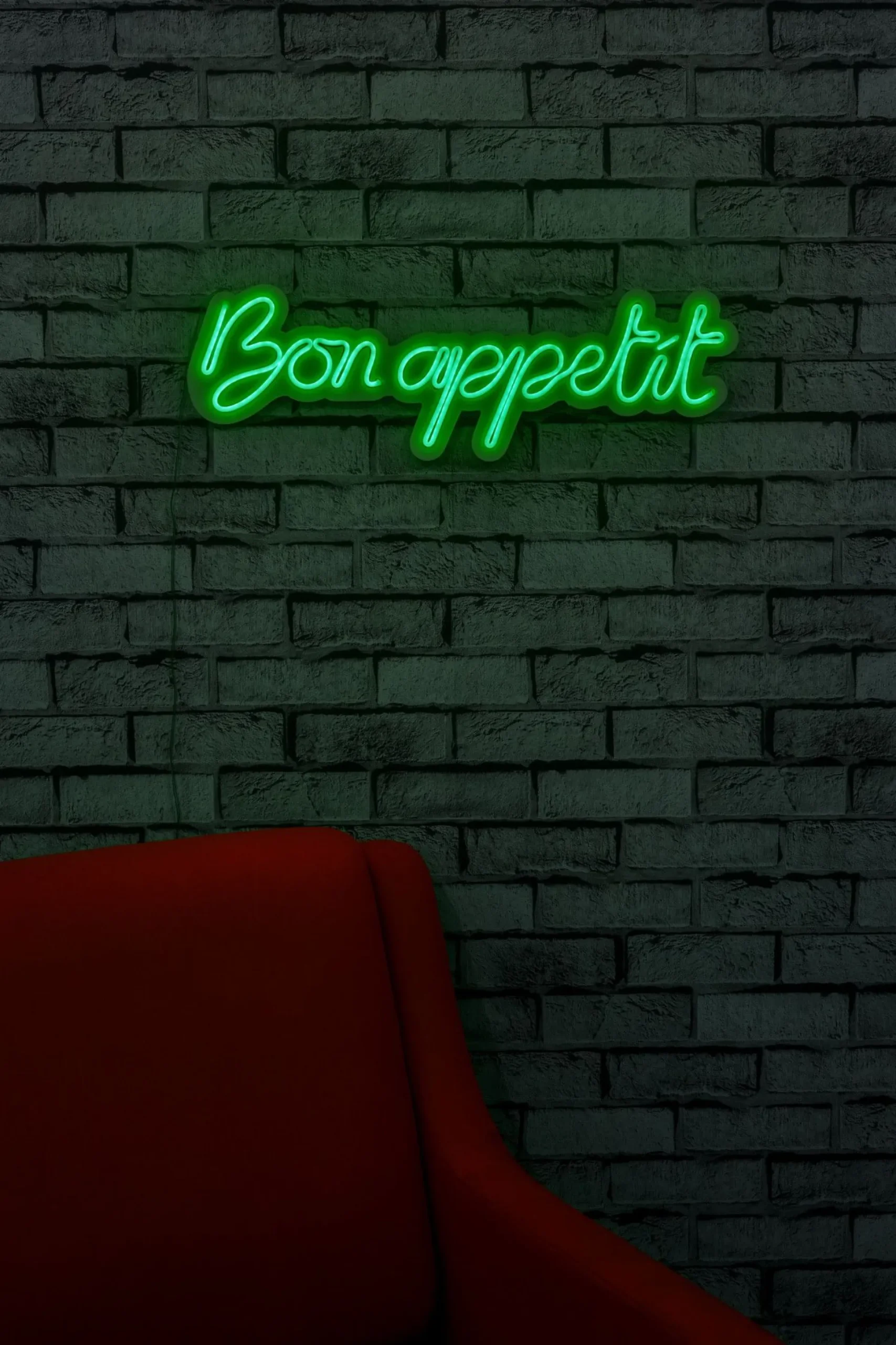 Emob Neon Graph Dekorative LED-Beleuchtung aus Kunststoff | | 60 x 18 x 2 cm