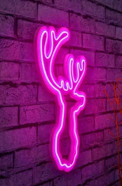 Emob Neon Graph Dekorative LED-Beleuchtung aus Kunststoff | | 21 x 34 x 2 cm