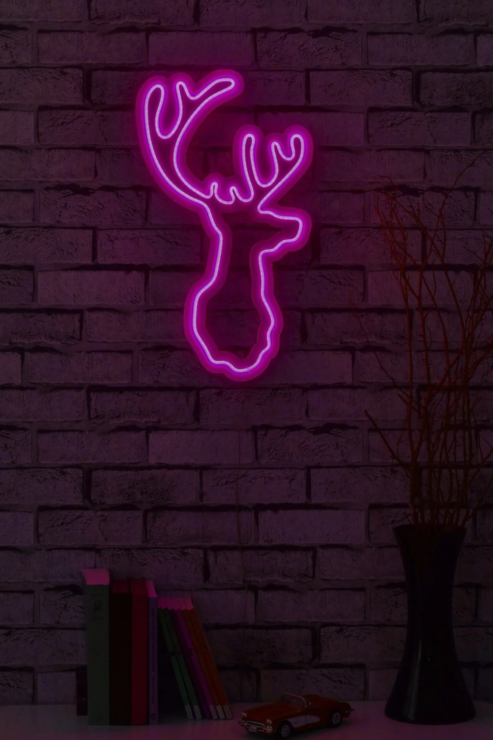 Emob Neon Graph Dekorative LED-Beleuchtung aus Kunststoff | | 21 x 34 x 2 cm