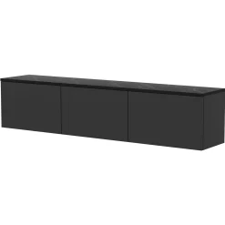 Neon Illuminated TV-Ständer | 100 % MELAMIN | Anthrazit