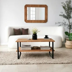 Emob Neta C Couchtisch | Kiefernholz | Eiche