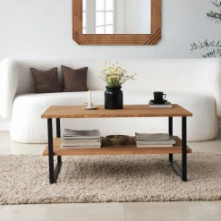 Emob Neta C Couchtisch | Kiefernholz | Eiche