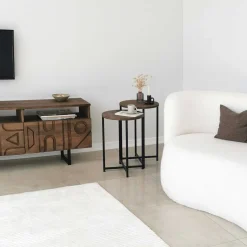 Emob Neta Couchtisch | Kiefernholz | Walnuss
