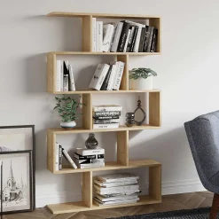 Nilüfer Bücherregal | 100 % MELAMIN | Eiche