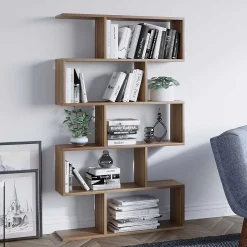Nilüfer Bücherregal | 100 % MELAMIN | Walnuss