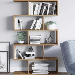 Nilüfer Bücherregal | 100 % MELAMIN | Walnuss