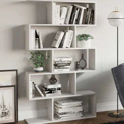 Nilüfer Bücherregal | 100 % MELAMIN | Weiß