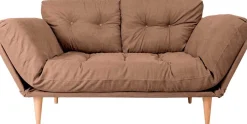 Emob Nina 3-Sitzer-Schlafsofa | Metallrahmen | Hell