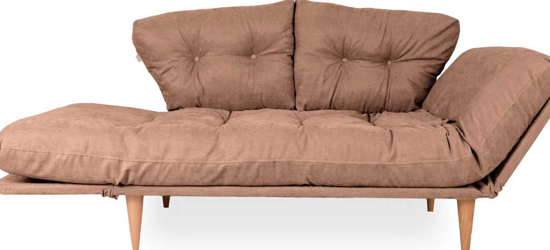 Emob Nina 3-Sitzer-Schlafsofa | Metallrahmen | Hell
