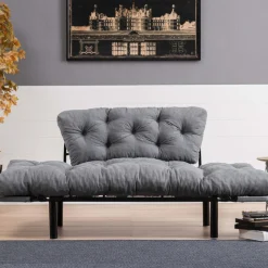 Emob Nitta 2-Sitzer-Schlafsofa | Metallrahmen |