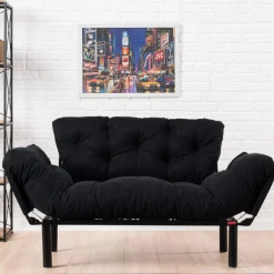 Emob Nitta 2-Sitzer-Schlafsofa | Metallrahmen |
