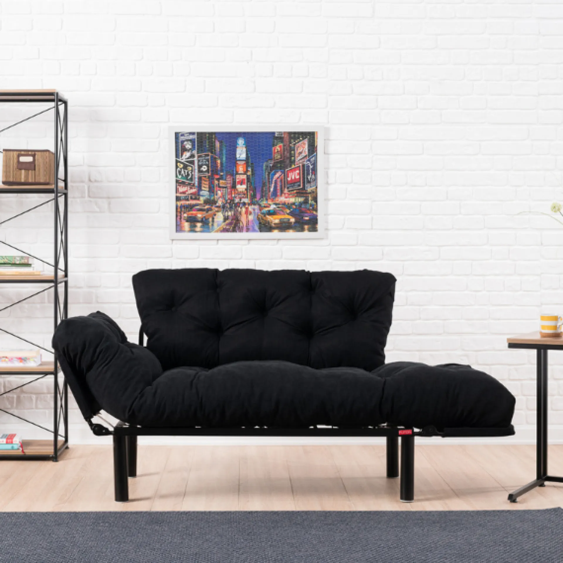 Emob Nitta 2-Sitzer-Schlafsofa | Metallrahmen |