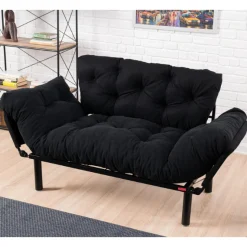 Emob Nitta 2-Sitzer-Schlafsofa | Metallrahmen |