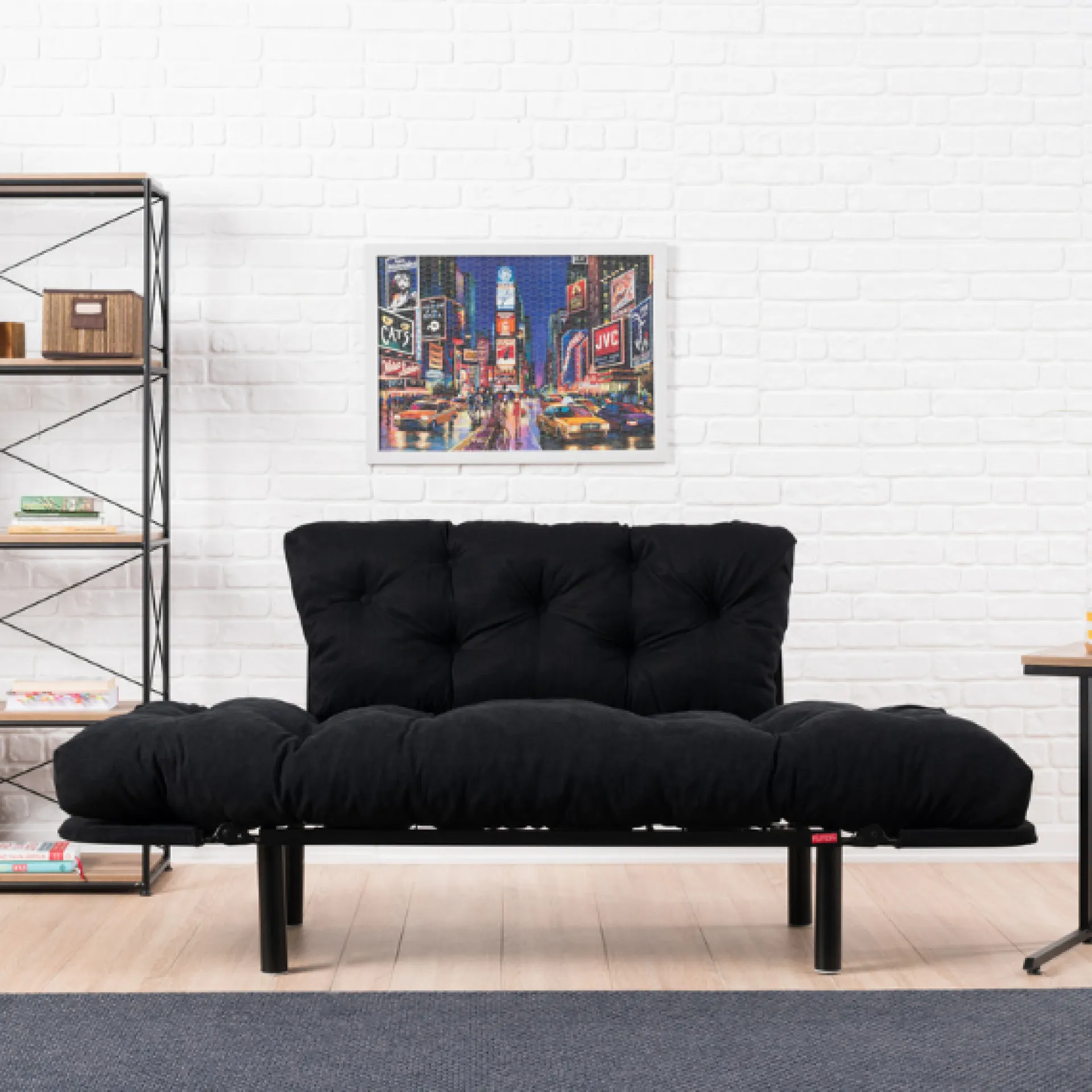 Emob Nitta 2-Sitzer-Schlafsofa | Metallrahmen |