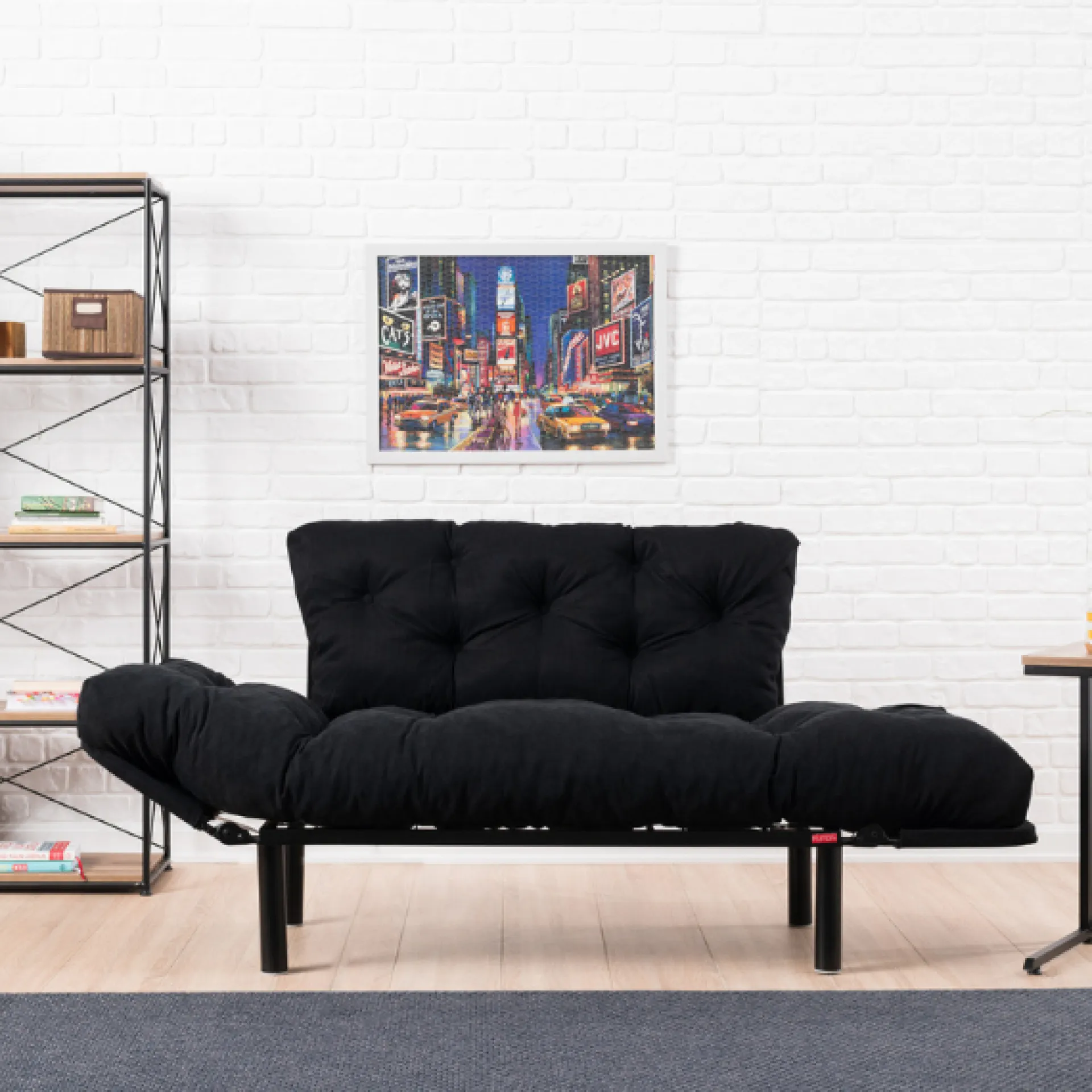 Emob Nitta 2-Sitzer-Schlafsofa | Metallrahmen |