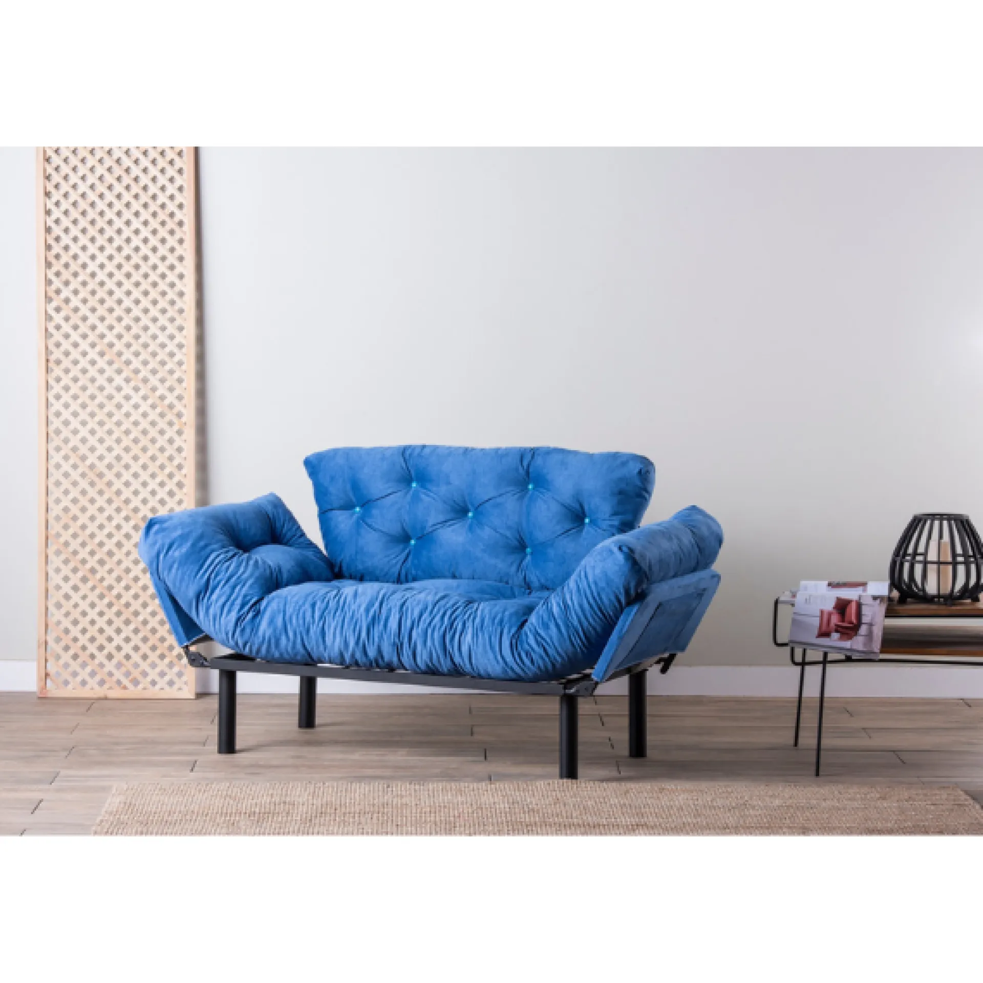 Emob Nitta 2-Sitzer-Schlafsofa | Metallrahmen |