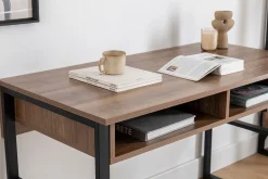 Emob Nove Schreibtisch | 100 % MELAMIN | Walnuss