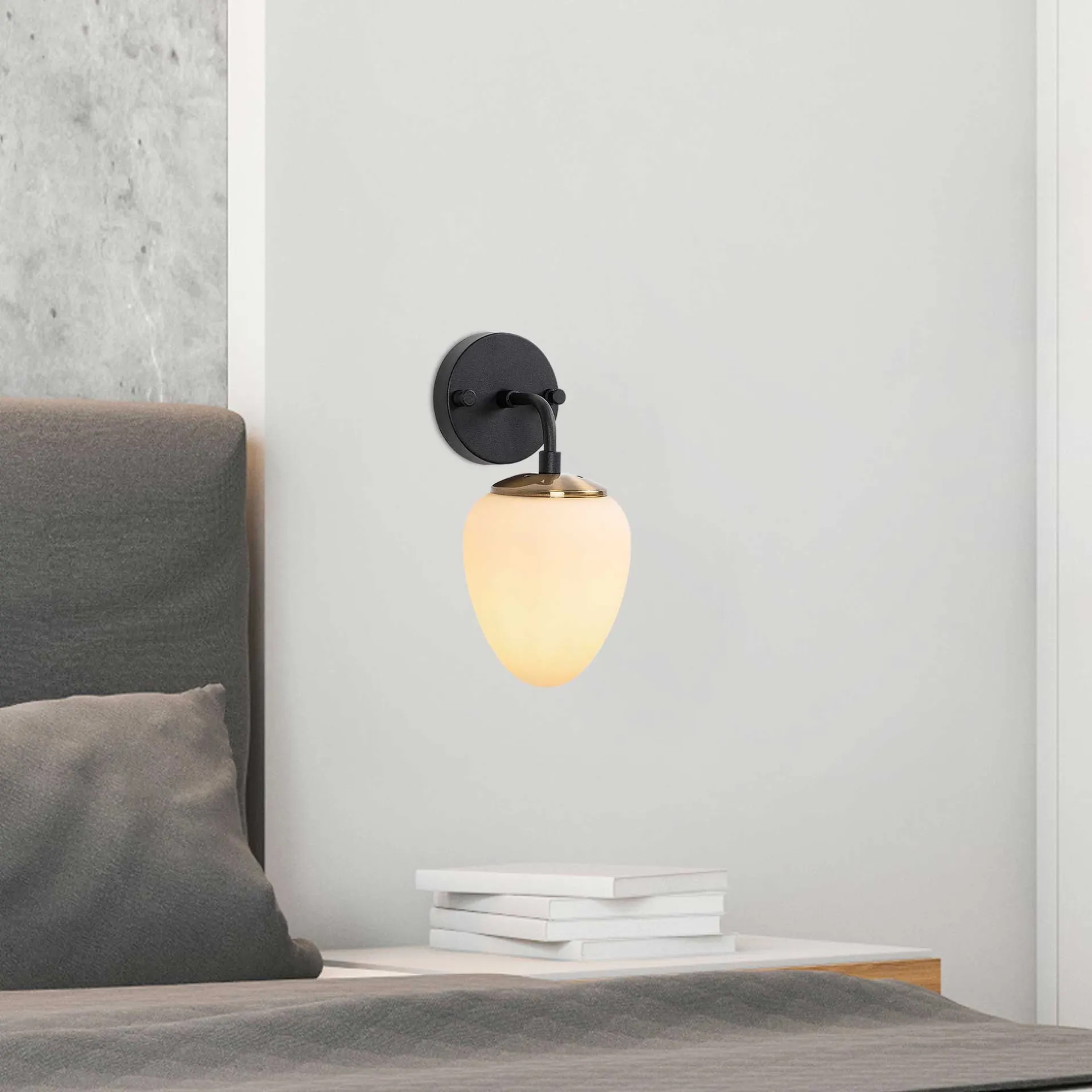 Emob Ns Wandleuchte | METALLGEHÄUSE | , Antik, Creme