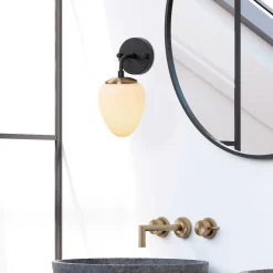 Emob Ns Wandleuchte | METALLGEHÄUSE | , Antik, Creme