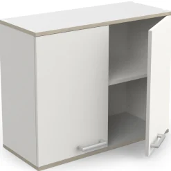 Oberschrank Chef-Kronberg Eiche/Mattweiß