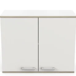 Oberschrank Chef-Kronberg Eiche/Mattweiß