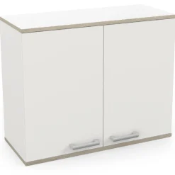Oberschrank Chef-Kronberg Eiche/Mattweiß
