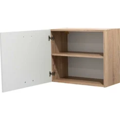 Oberschrank Küche Andy | 60 x 31 x 50 cm | Oak White Design