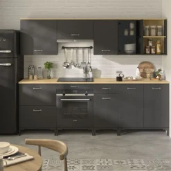 Oberschrank Küche Manchester | 60 x 32 x 35 cm | Helvezia Oak Design