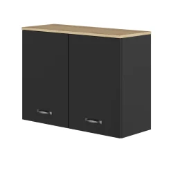 Oberschrank Küche Manchester | 80 x 32 x 60 cm | Helvezia Oak Design