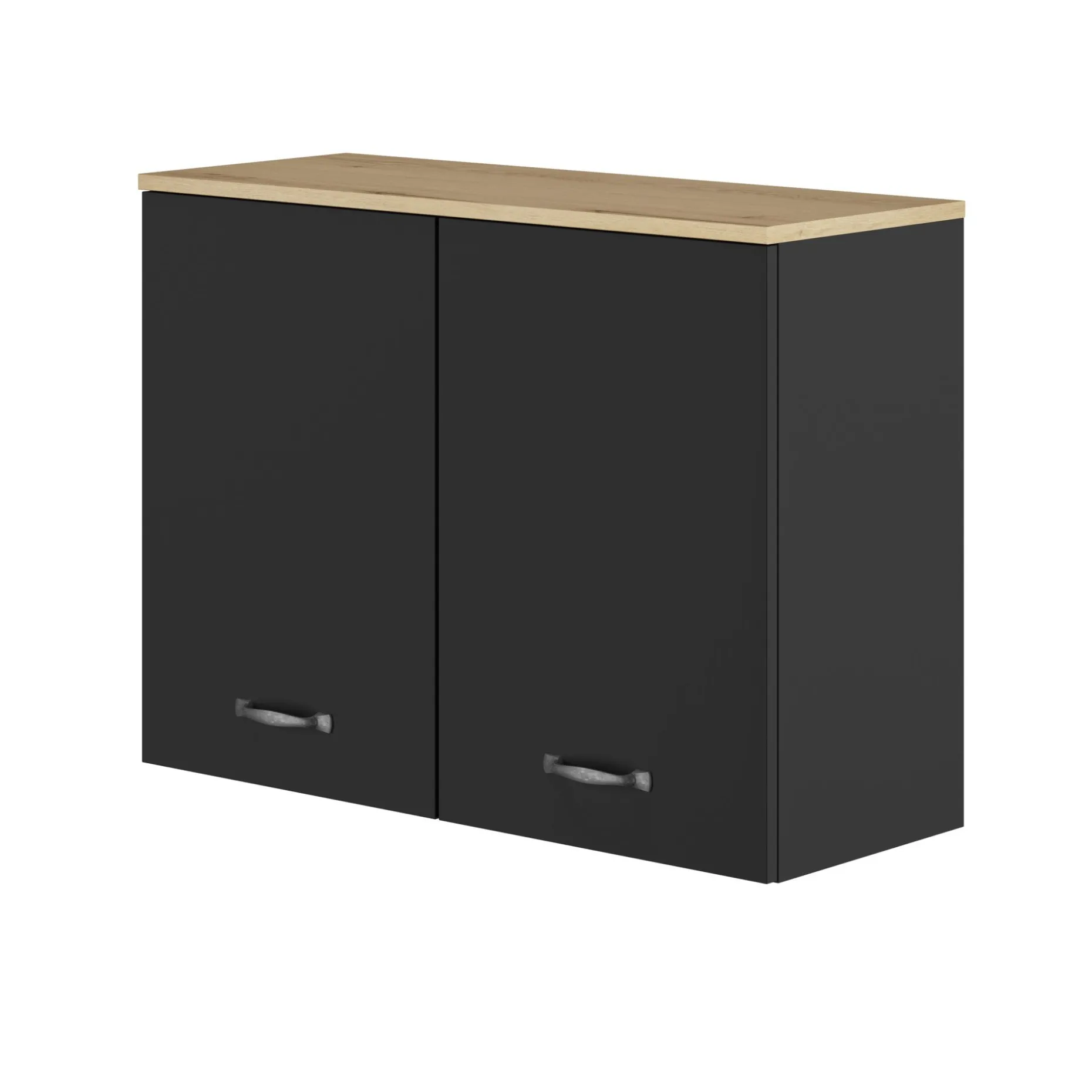 Oberschrank Küche Manchester | 80 x 32 x 60 cm | Helvezia Oak Design