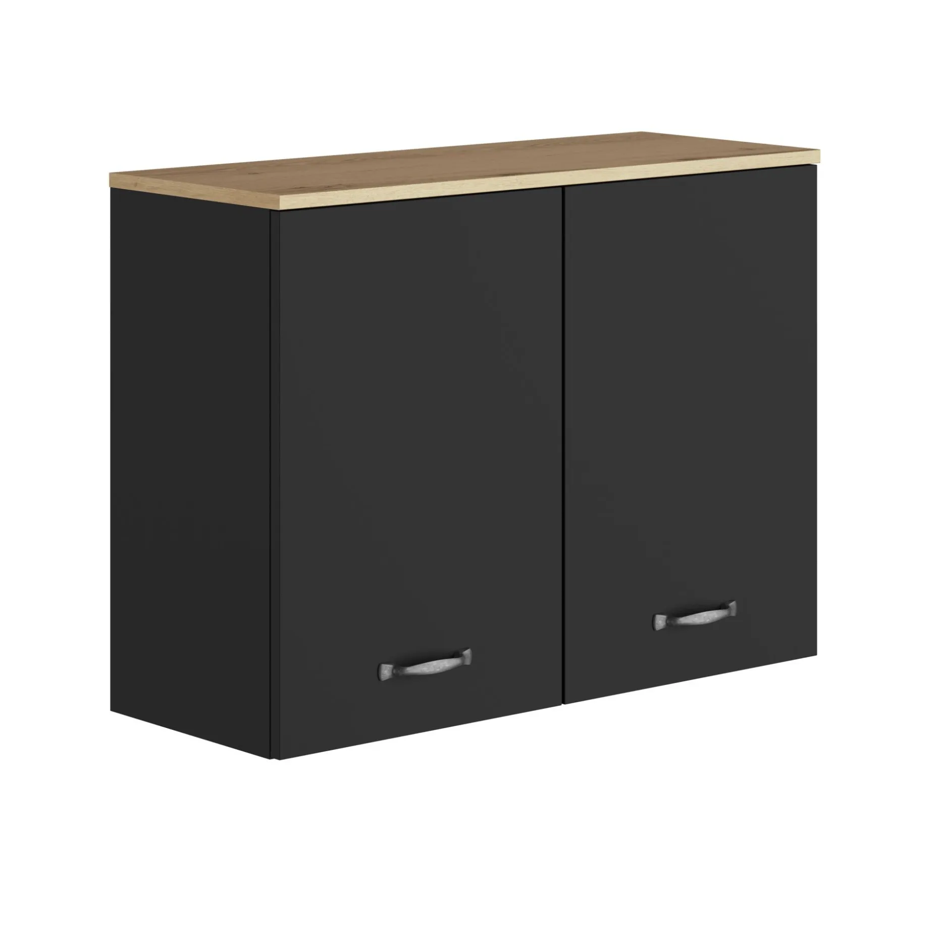 Oberschrank Küche Manchester | 80 x 32 x 60 cm | Helvezia Oak Design