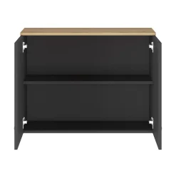 Oberschrank Küche Manchester | 80 x 32 x 60 cm | Helvezia Oak Design