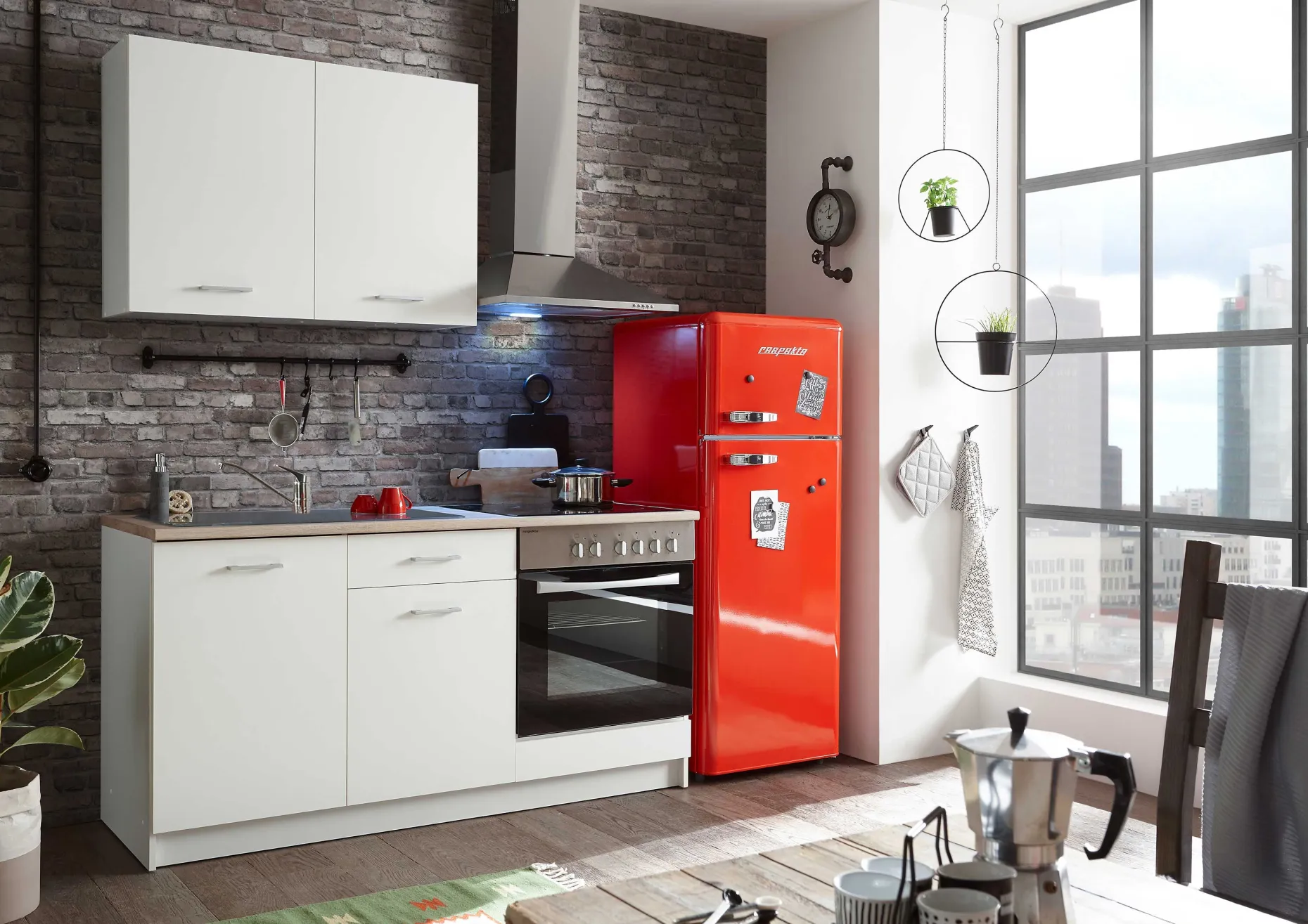Oberschrank Küche Wow | 100 x 31 x 72 cm | Weiß