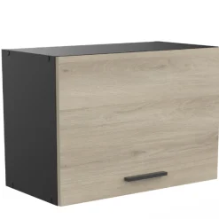 Oberschrank Romanie 60 cm 1 Flügeltür-Kronberg Eiche/Mattschwarz