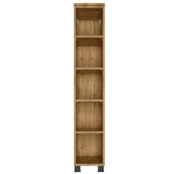 Offener Badezimmerschrank Malvo 25cm 4 Einlegeböden - Eiche