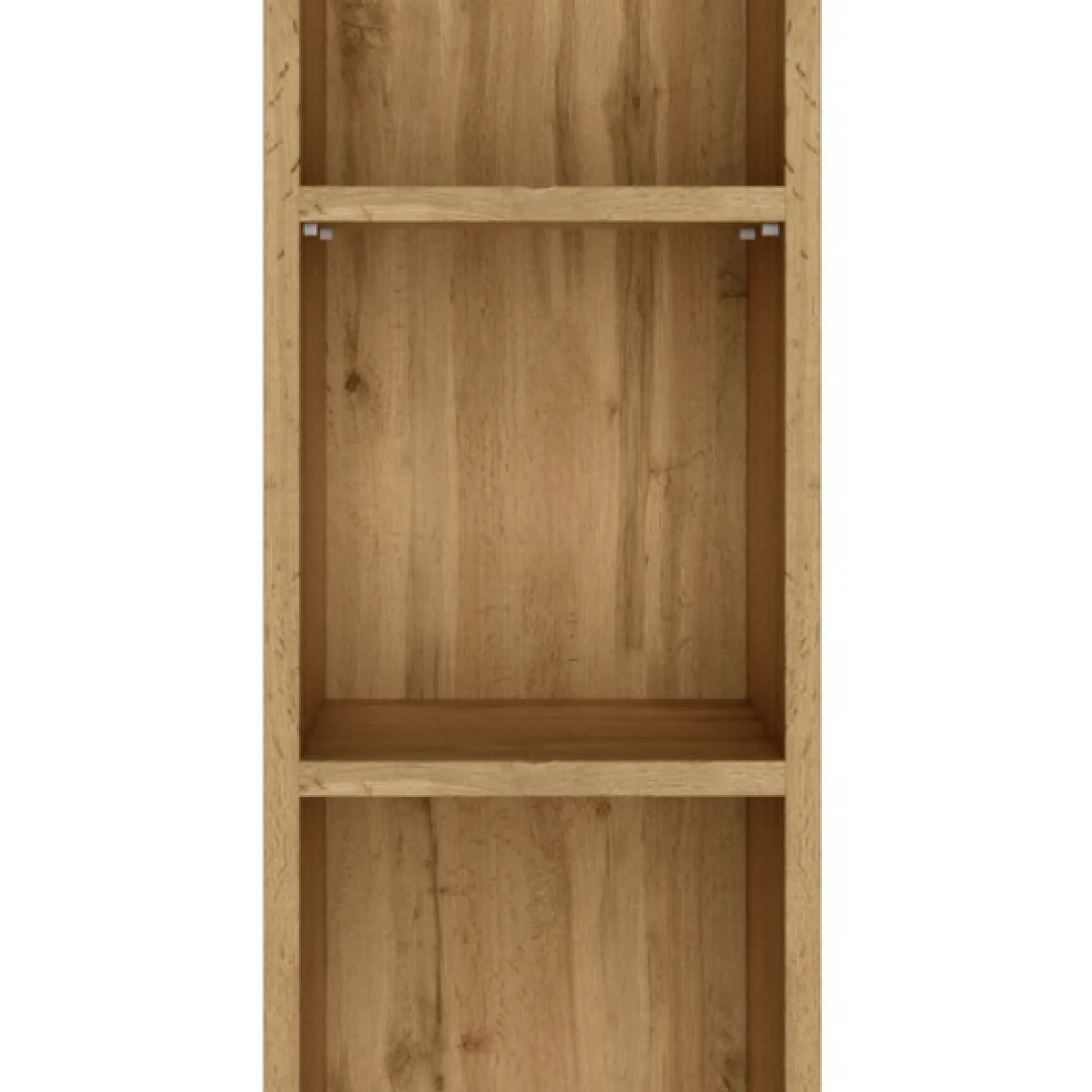 Offener Badezimmerschrank Malvo 25cm 4 Einlegeböden - Eiche
