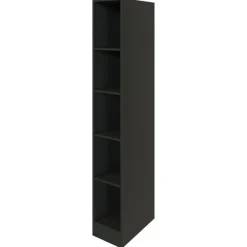 Offene Regalanlage Sorrento | 30 x 60 x 200 cm | Schwarz