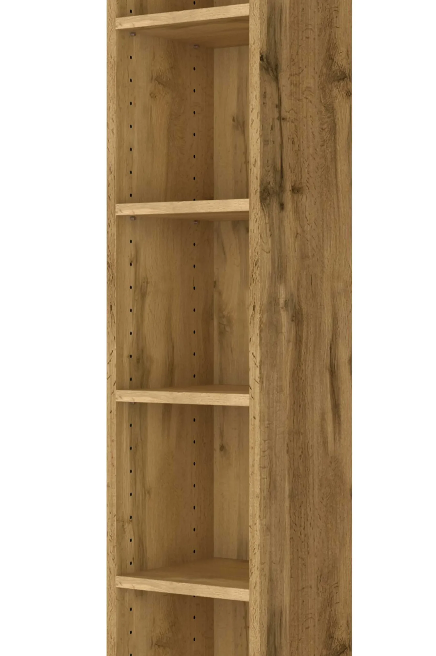 Offener Säulenschrank Gene 25cm - wotan Eiche Dekor